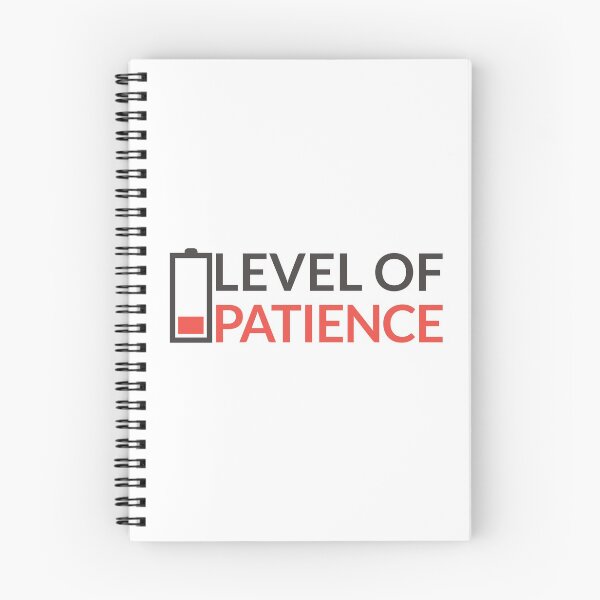 Item preview, Level of Patience Low Battery Level designed and sold by TamGustam.