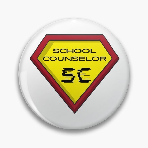 Item preview, School Counselor Superhero Emblem designed and sold by SklCounseling.