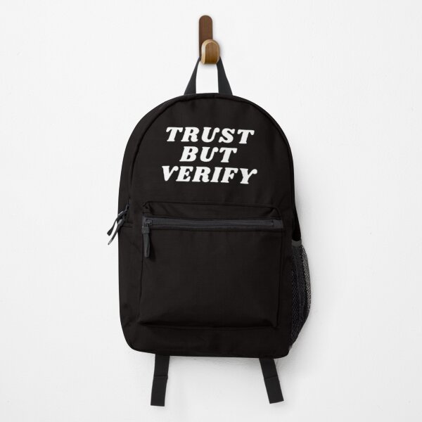 Item preview,  “Trust, but verify.”  designed and sold by Mahe Jabeen.