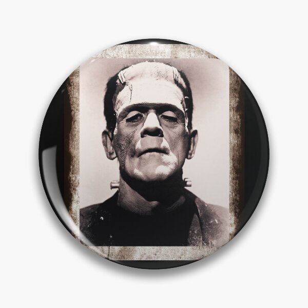 Item preview, Frankenstein Monster Vintage Photograph In Distressed Frame Design designed and sold by EarthArtDesigns.