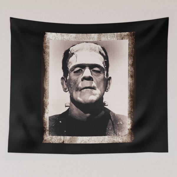 Item preview, Frankenstein Monster Vintage Photograph In Distressed Frame Design designed and sold by EarthArtDesigns.
