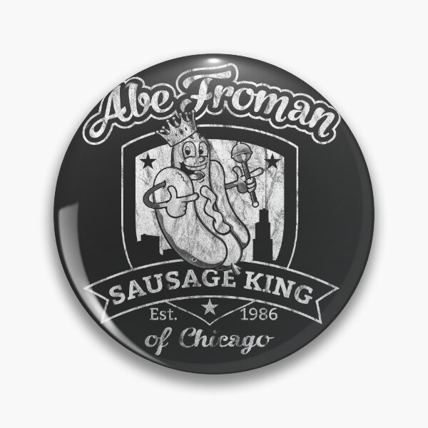 Item preview, Abe Froman Sausage King Worn Out White designed and sold by Alema Art.