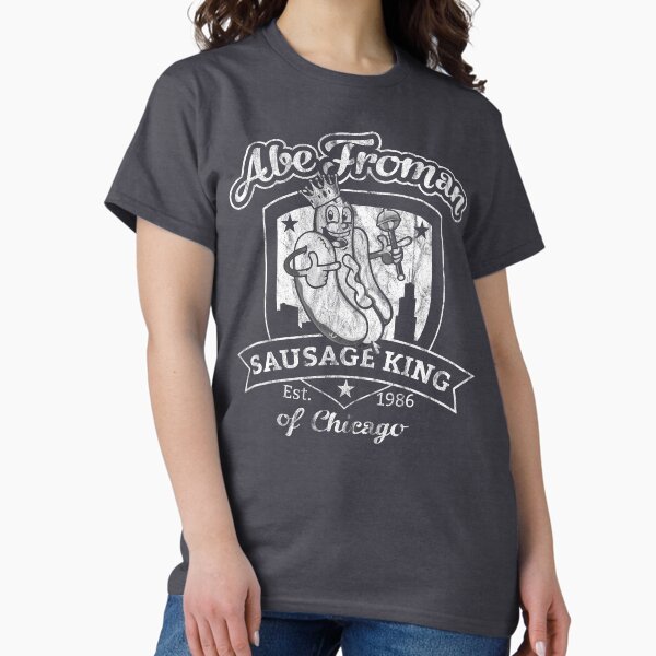 Item preview, Abe Froman Sausage King Worn Out White designed and sold by Alema Art.