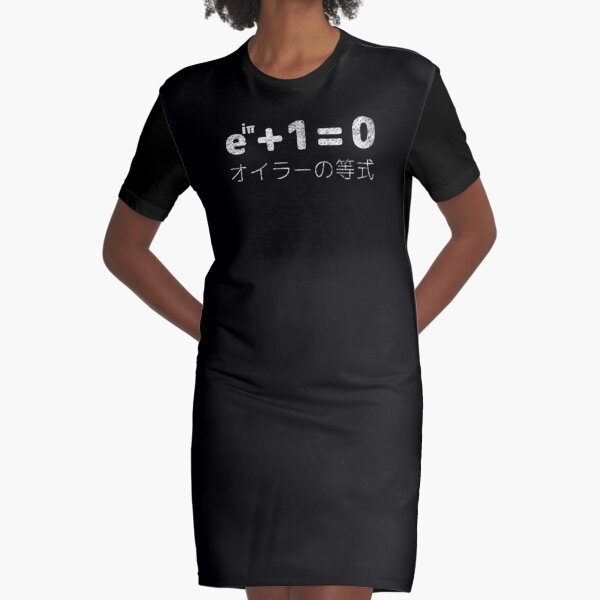 EULER'S IDENTITY in Japanese Graphic T-Shirt Dress