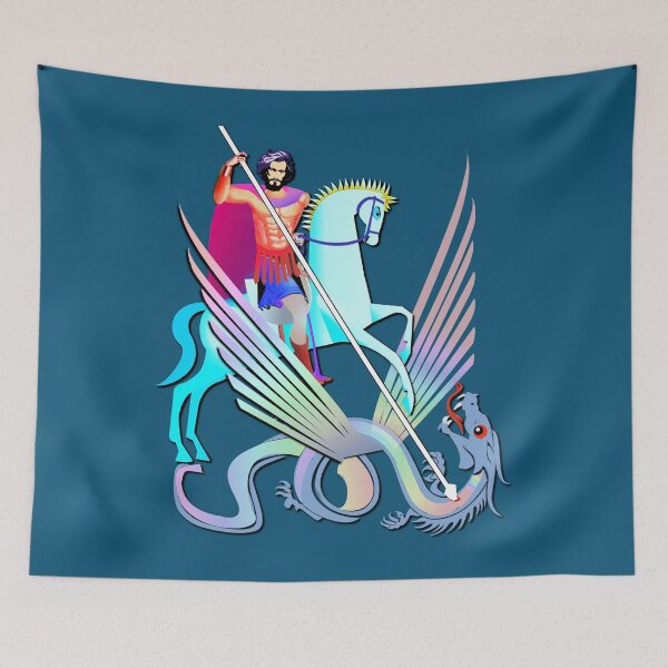 Item preview, Saint George and the Dragon designed and sold by Sanctum Icons.