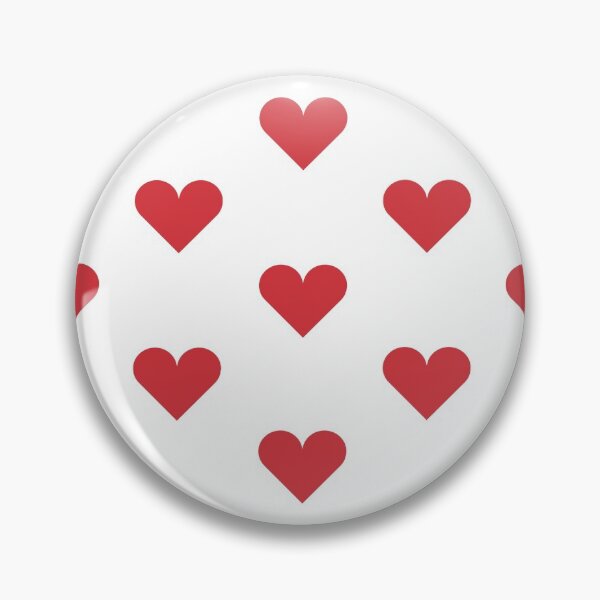 Item preview, Medium RED and WHITE LOVE HEARTS designed and sold by RachelMacht.