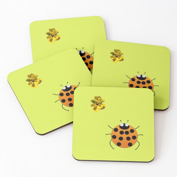 Item preview, Flowers and Ladybugs- Transparent designed and sold by MulesParty.