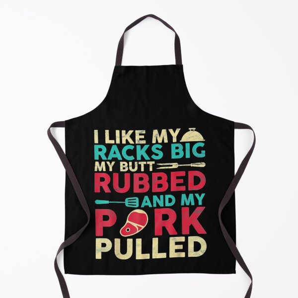 Funny apron for men,BBQ apron,bbq apron for men,Funny apron,funny bbq apron,I like my butt rubbed and my pork apron,fathers day gift,funny