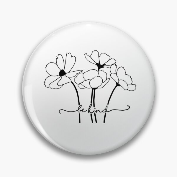 Item preview, Be kind with florals designed and sold by HappyCrafts4U.