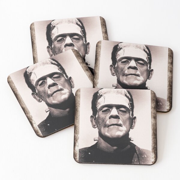 Item preview, Frankenstein Monster Vintage Photograph In Distressed Frame Design designed and sold by EarthArtDesigns.
