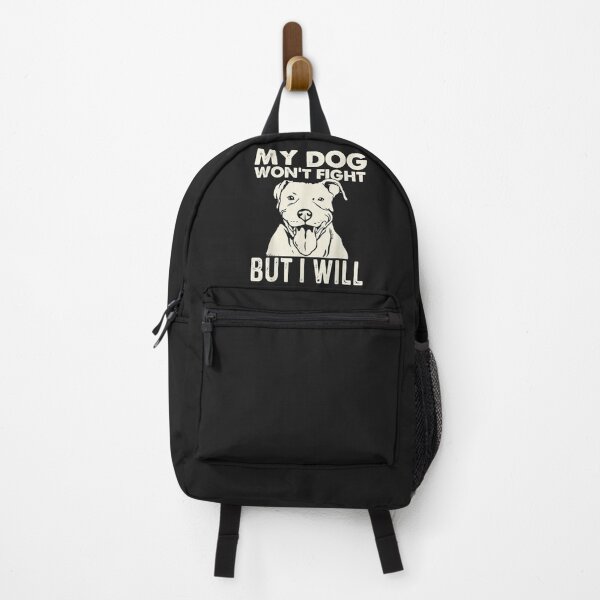 Item preview, My Dog Wont Fight But I Will  Pibble Pitbull Pit Bull designed and sold by toricak06.