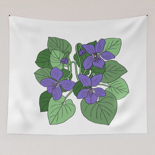 Item preview, Wood Violet Flower Set designed and sold by HanatistStudio.