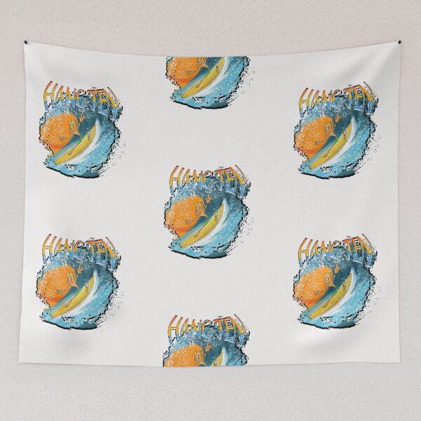 Item preview, Hang Ten Surfs Up! for light colored shirts designed and sold by Scottdowell.