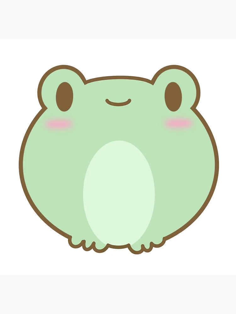 Cute Kawaii Frog Stickers - 4 Designs Magnet for Sale by CuteFrogCreates