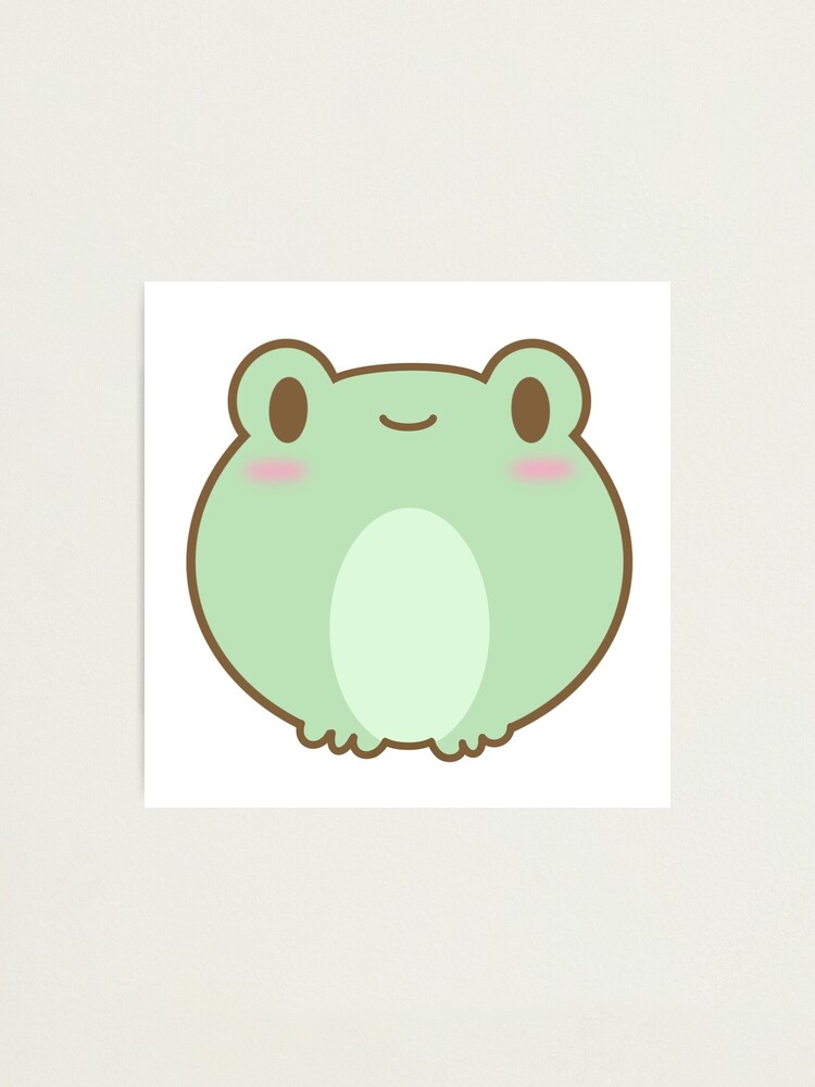 Cute Kawaii Frog Poster for Sale by kevsdesigns