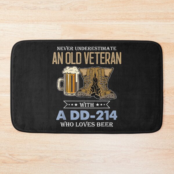 Item preview, Never underestimate an old veteran with a dd 214 who loves designed and sold by toricak06.