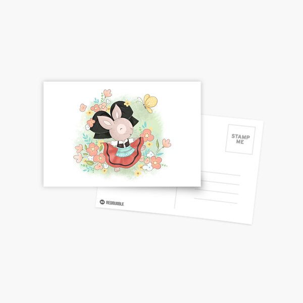 Let's dance! Postcard