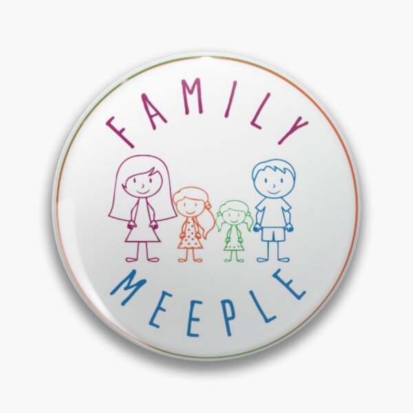 Item preview, Family Meeple Family Logo designed and sold by GatewayNetwork.