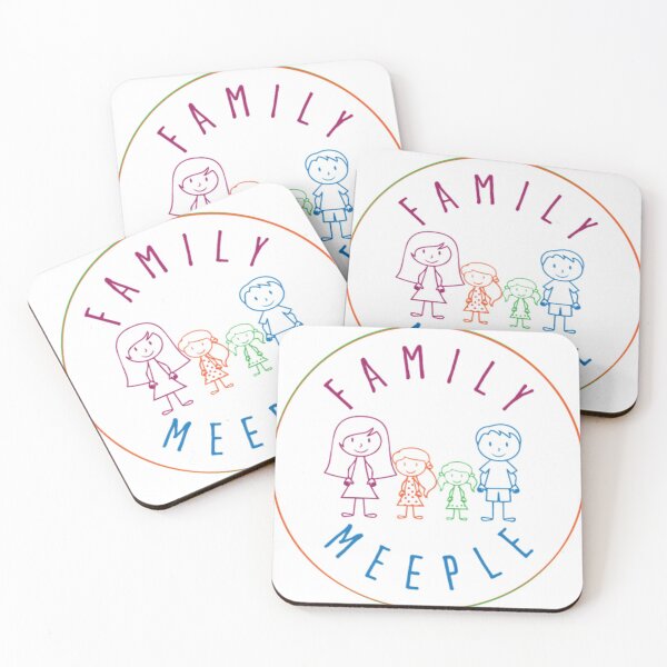Item preview, Family Meeple Family Logo designed and sold by GatewayNetwork.