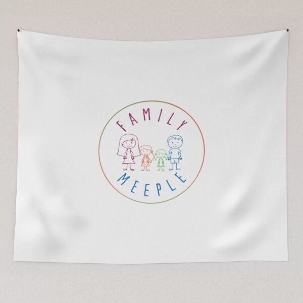 Item preview, Family Meeple Family Logo designed and sold by GatewayNetwork.