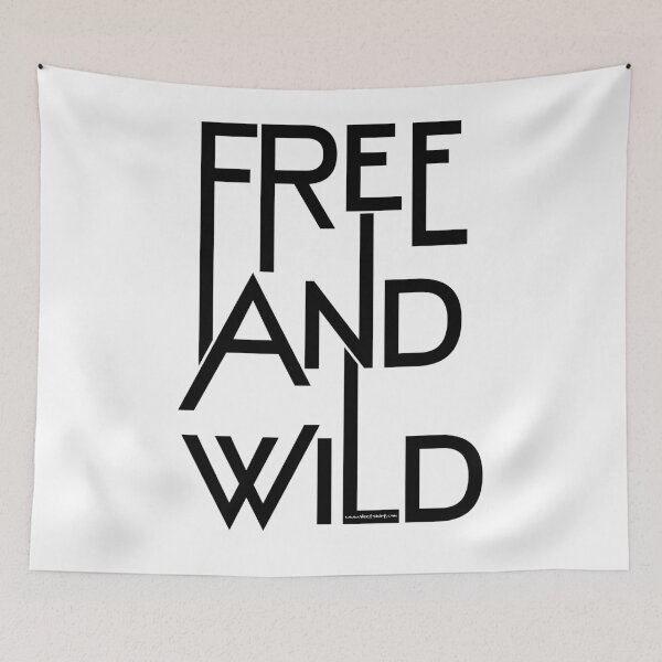 Item preview, Free and wild designed and sold by Vectshirt-shop.