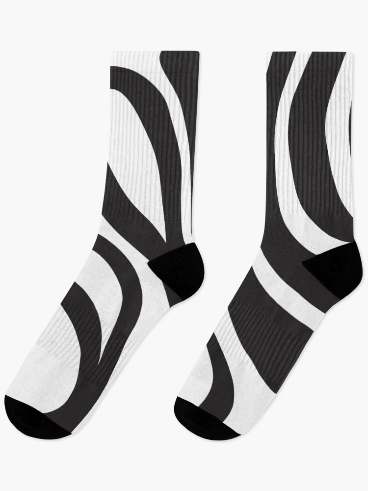 Thumbnail 1 of 5, Socks, Zebra Pattern Design designed and sold by Youpattern.