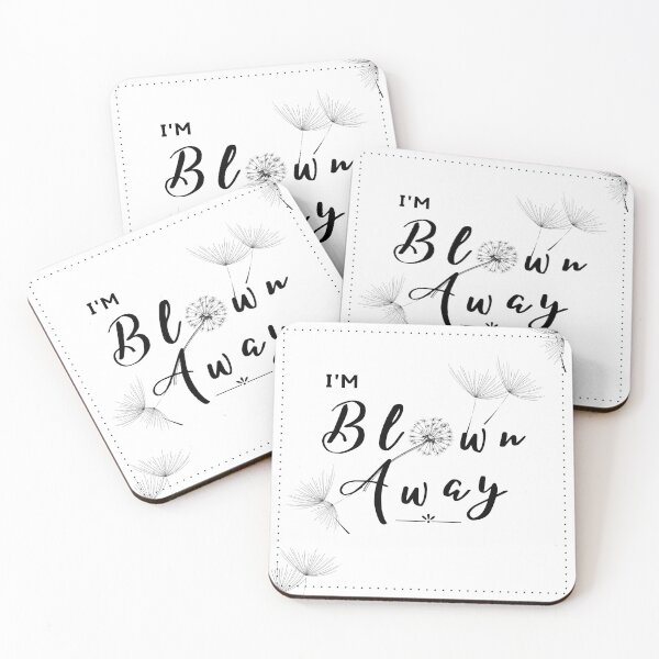 Item preview, 'I'm Blown Away' simple dandelion message designed and sold by MidnightMusings.