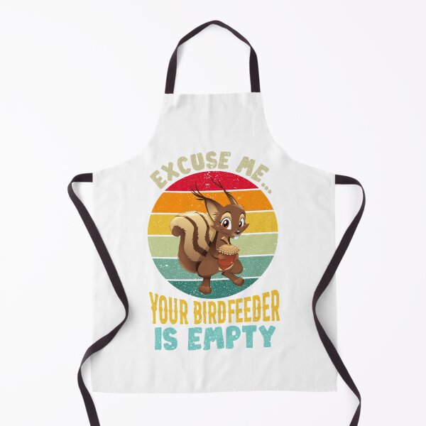 Item preview, Excuse Me Your Bird Feeder Is Empty: Squirrel Pocket Cute Squirrels Lover Gift Funny Vintage, Squirrel Animal Birthday Present designed and sold by Simoakn.