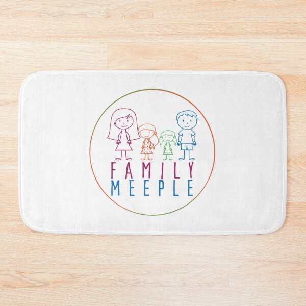 Item preview, Family Meeple Stacked Logo designed and sold by GatewayNetwork.
