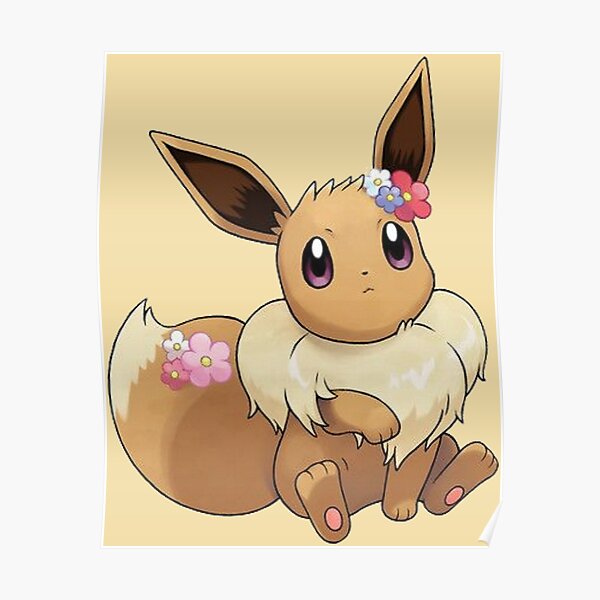 Poster Eevee Redbubble