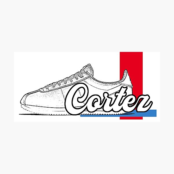 cortez shoes drawing