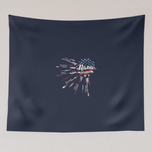 Item preview, Bundle Nana With Children Sunflower and Arrow USA Shirts Tee designed and sold by chanat3659.