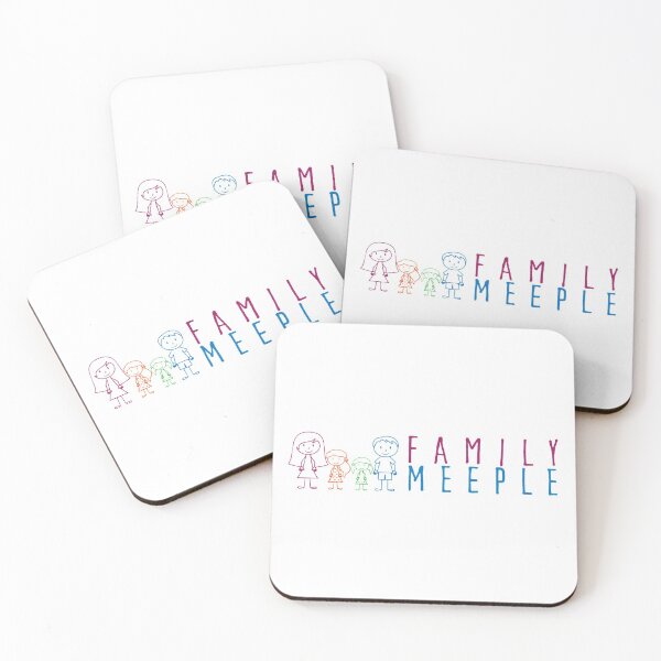 Item preview, Family Meeple Horizontal Logo designed and sold by GatewayNetwork.