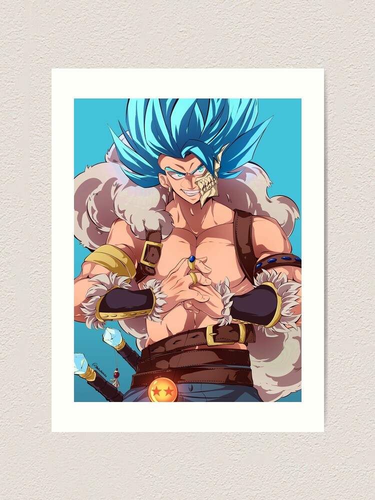 GOGETA SSJ BLUE Fan Art Print 