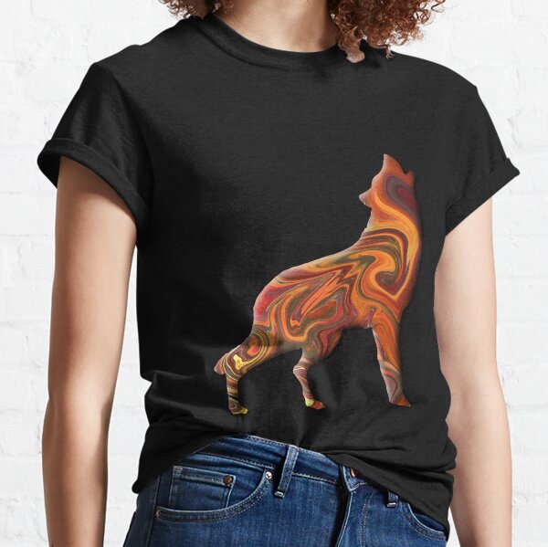Wolf silhouette Classic T-Shirt