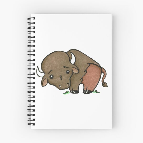 Item preview, Happy Lil' Buffalo designed and sold by DebDrawsStuff.