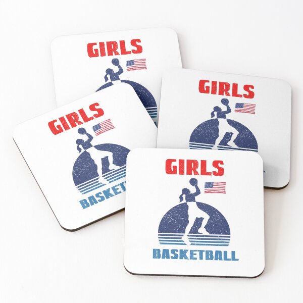 Item preview, USA Girls Basketball, Born To Play Basketball designed and sold by SportyDogShop.
