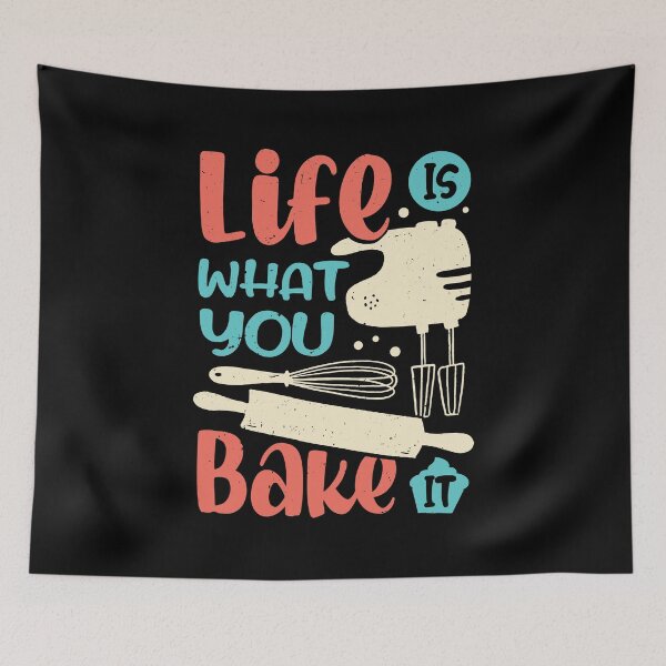 Item preview, Life Is What You Bake It Baking Lover Gift designed and sold by Marcid95.