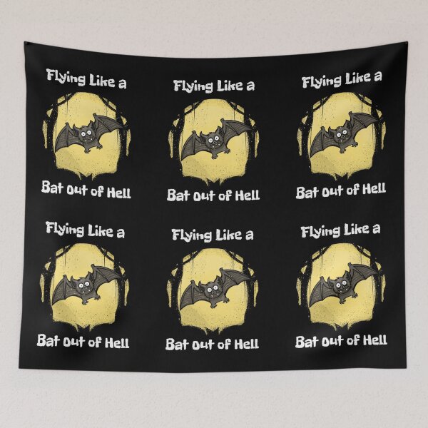 Item preview, Flying Like a Bat Out of Hell designed and sold by Monique Prince.