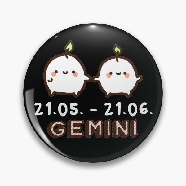 Item preview, Kawaii zodiac sign Gemini soybeans holding hands designed and sold by GLwithUs.