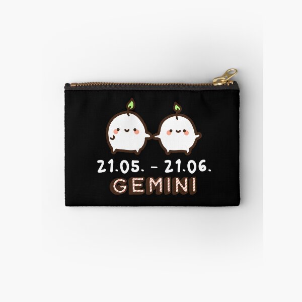 Item preview, Kawaii zodiac sign Gemini soybeans holding hands designed and sold by GLwithUs.