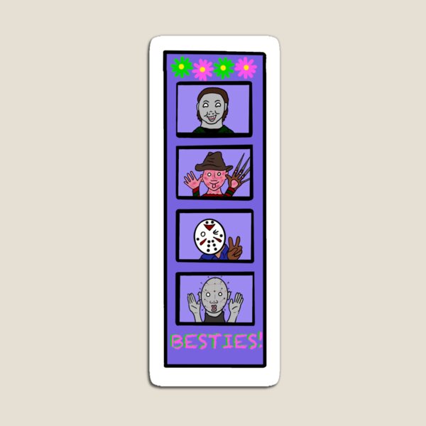 Besties photo strip Magnet