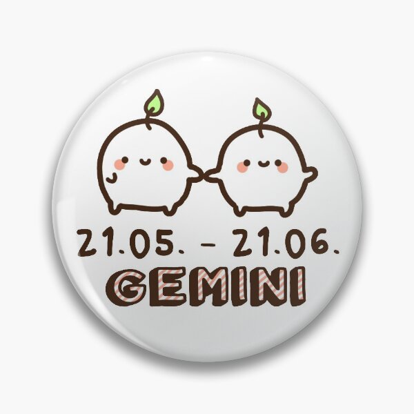 Item preview, Kawaii zodiac sign Gemini soybeans holding hands designed and sold by GLwithUs.