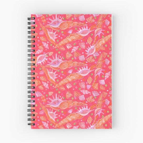 Item preview, Seashells Sea Shells Underwater Pattern Paper Collage Coral Red designed and sold by Julia Khoroshikh.