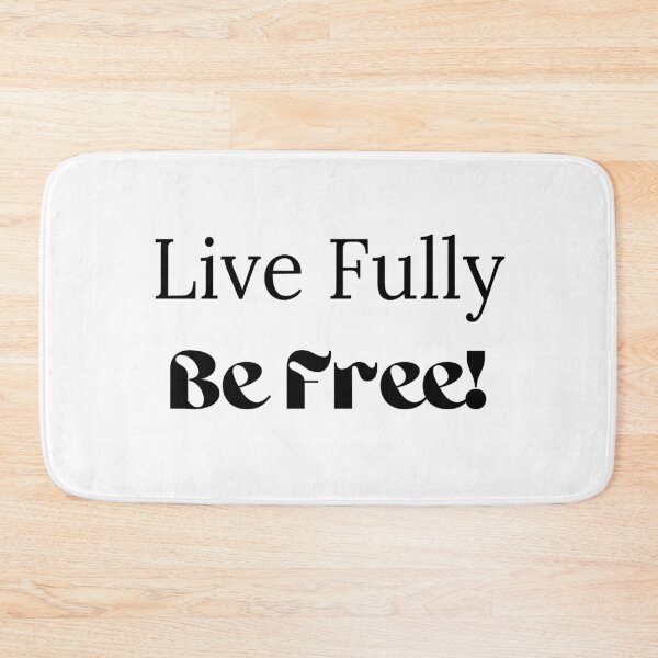 Item preview, Live Fully/Be Free White Version designed and sold by ShaunSandhu.