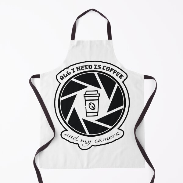 Item preview, all I need is coffee and my camera - coffee and camera - Gifts for coffee lovers - Funny coffee quotes designed and sold by Alice-Elgawi.