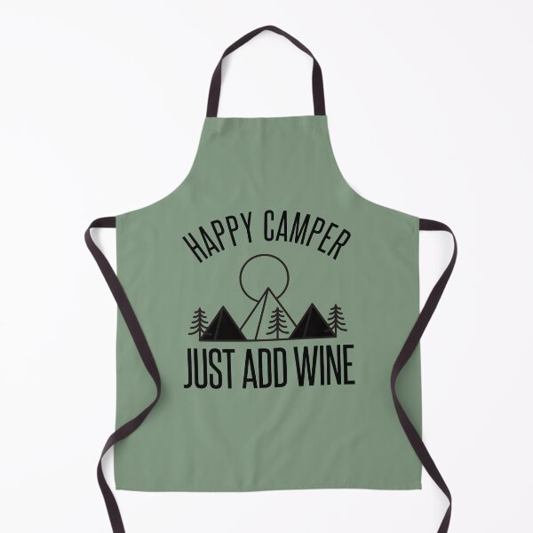 Item preview, Happy Camper Just Add Wine designed and sold by Ensjodesigns.