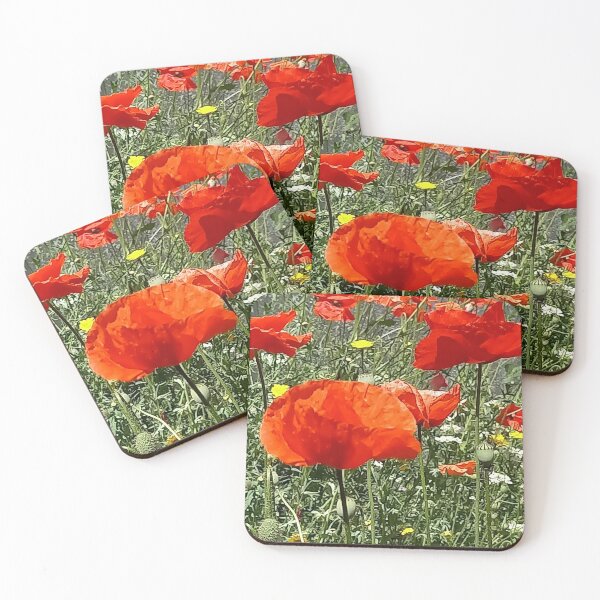 Item preview, Poppies on a summer meadow designed and sold by Ninaeva.