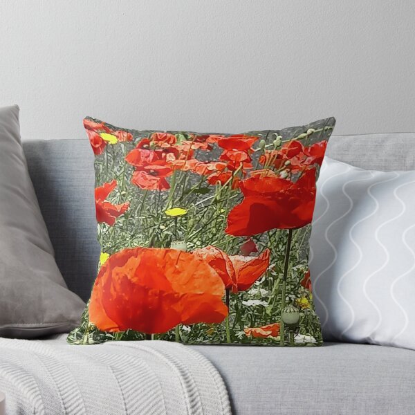 Item preview, Poppies on a summer meadow designed and sold by Ninaeva.