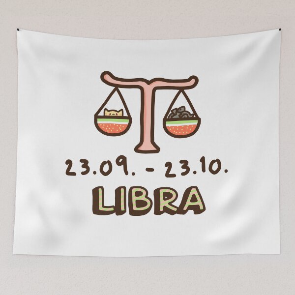 Item preview, Kawaii zodiac sign Libra Kitty Fish Scale designed and sold by GLwithUs.